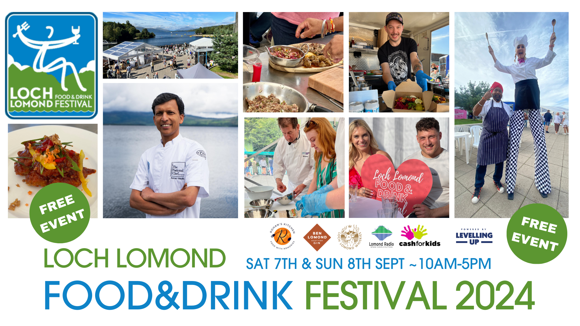 Loch Lomond Food & Drink Festival is COMING back IN 2024 - 7th & 8th Sept