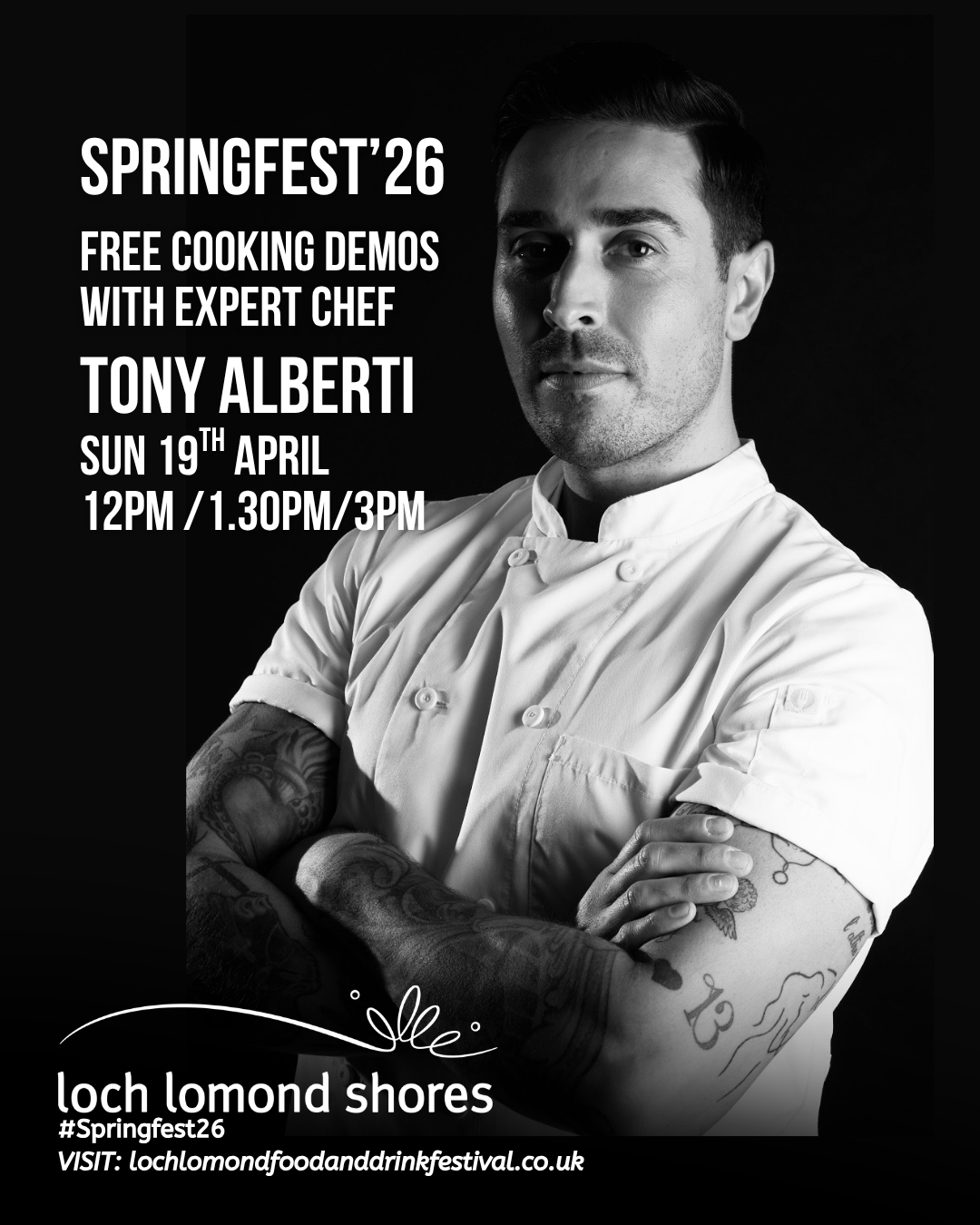 Chef Demos with Tony Alberti - Sunday 19th April