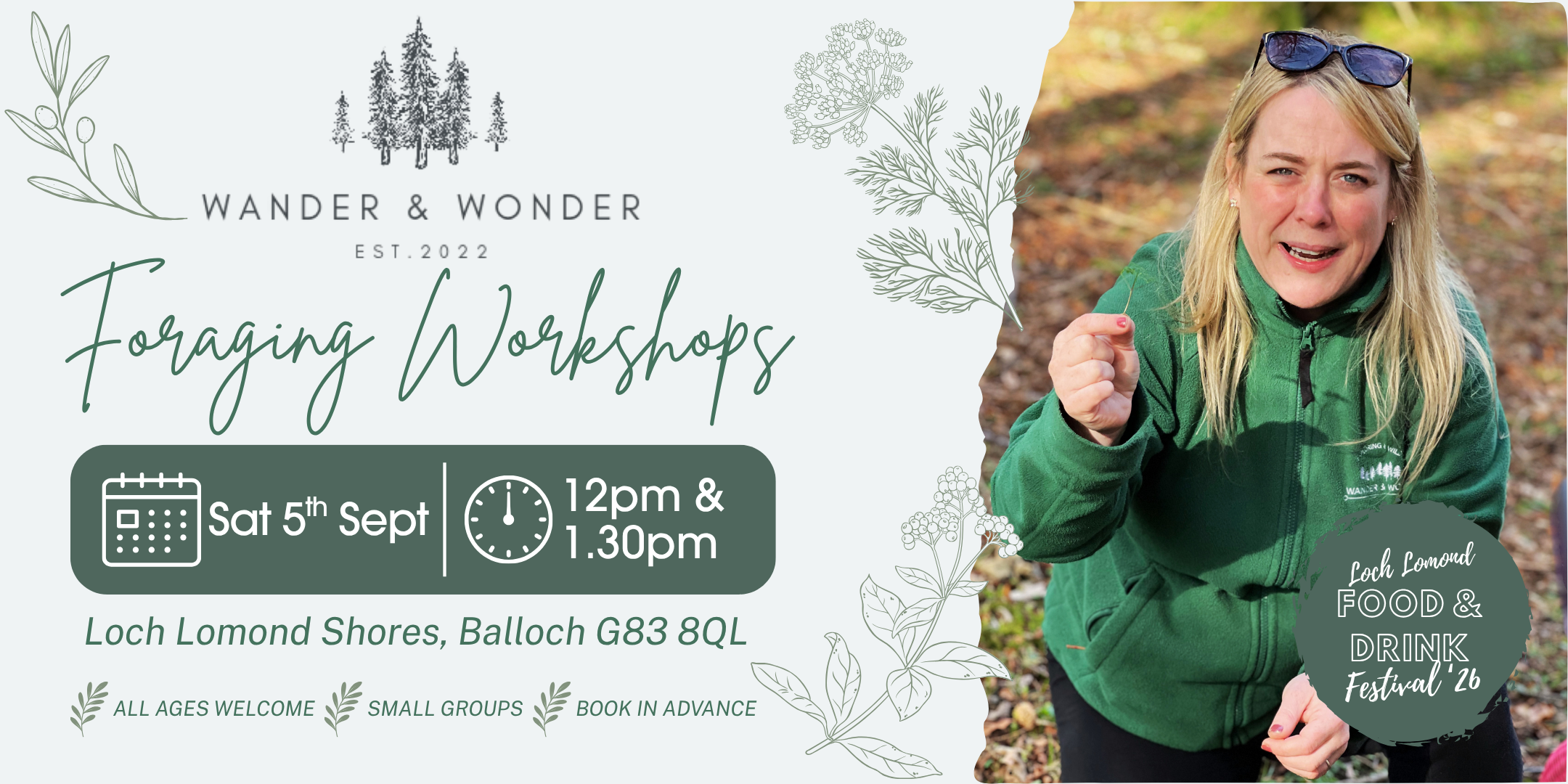 Foraging Workshops with Wander & Wonder