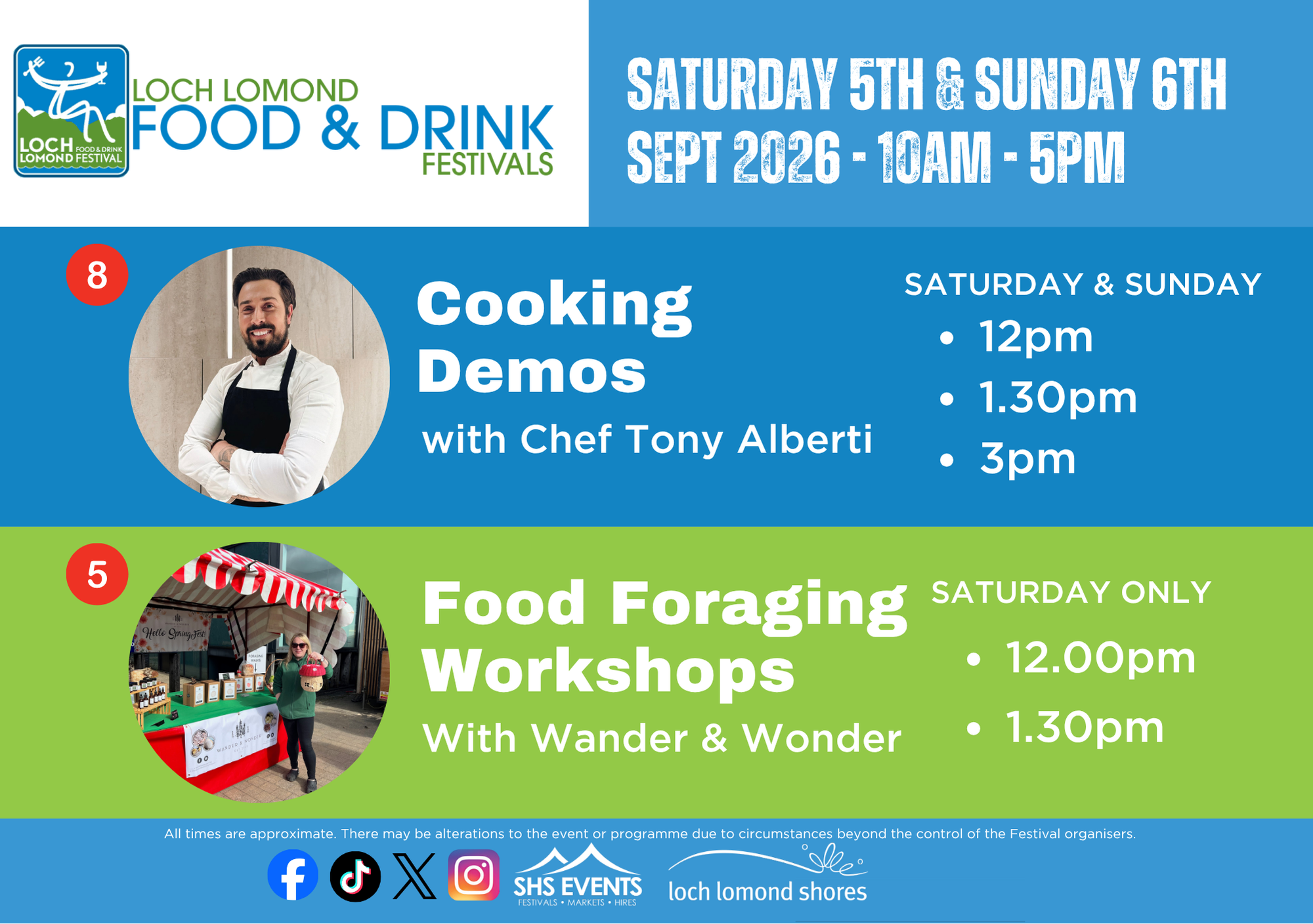 Loch Lomond Food and Drink Festival 2026 Demos & Workshops Loch Lomond Food and Drink Festival 2026 Demos & Workshops